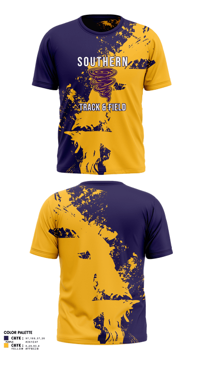 Southern Middle High School Track and Field 54886854 Short Sleeve Performance Shirt - 8