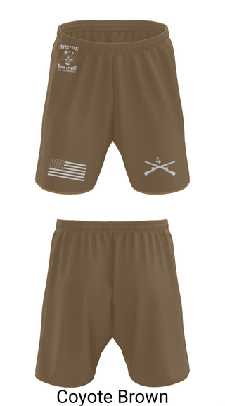 Athletic Shorts With Pockets, 4th platoon misfits, Army, Teamtime, Team time, sublimation, custom sports apparel, team uniforms, spirit wear, spiritwear, sports uniforms, custom shirts, team store, custom team store, fundraiser sports, apparel fundraiser
