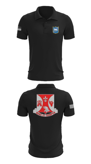 Short Sleeve Performance Polo, 2/196th RTI, , Teamtime, Team time, sublimation, custom sports apparel, team uniforms, spirit wear, spiritwear, sports uniforms, custom shirts, team store, custom team store, fundraiser sports, apparel fundraiser