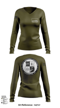 Naval Research Lab 68705363 Women's Long Sleeve V-neck Shirt - 112