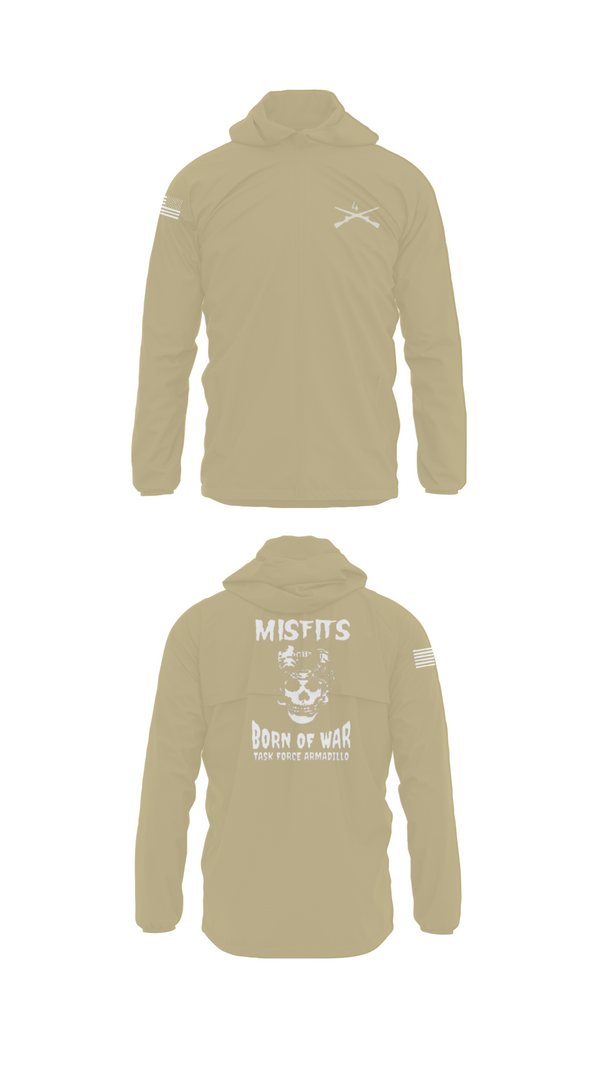 Windbreaker, 4th platoon misfits, Army, Teamtime, Team time, sublimation, custom sports apparel, team uniforms, spirit wear, spiritwear, sports uniforms, custom shirts, team store, custom team store, fundraiser sports, apparel fundraiser