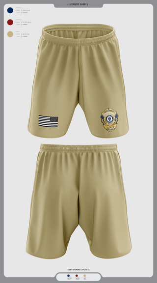Athletic Shorts With Pockets, Tolland Police Department, , Teamtime, Team time, sublimation, custom sports apparel, team uniforms, spirit wear, spiritwear, sports uniforms, custom shirts, team store, custom team store, fundraiser sports, apparel fundraiser