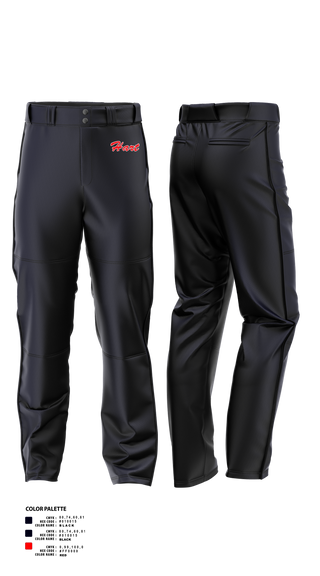 Baseball Pants, William S Hart Baseball and Softball, Baseball, Teamtime, Team time, sublimation, custom sports apparel, team uniforms, spirit wear, spiritwear, sports uniforms, custom shirts, team store, custom team store, fundraiser sports, apparel fundraiser