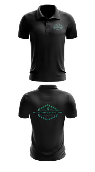 Short Sleeve Performance Polo, Baker Exterior Renovations, , Teamtime, Team time, sublimation, custom sports apparel, team uniforms, spirit wear, spiritwear, sports uniforms, custom shirts, team store, custom team store, fundraiser sports, apparel fundraiser