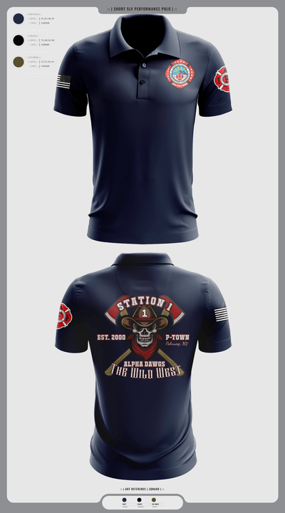 PVFR 34232026 Short Sleeve Performance Polo - 1