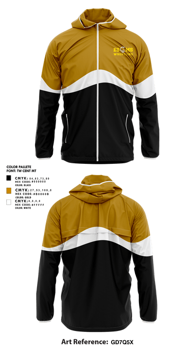 El Sausal Middle School 53609241 Windbreaker - 2
