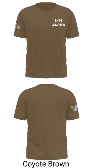 Short Sleeve Performance Shirt, 1-31 ALPHA, , Teamtime, Team time, sublimation, custom sports apparel, team uniforms, spirit wear, spiritwear, sports uniforms, custom shirts, team store, custom team store, fundraiser sports, apparel fundraiser