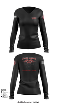B-Co MRB Mamba 47249464 Women's Long Sleeve V-neck Shirt - 105