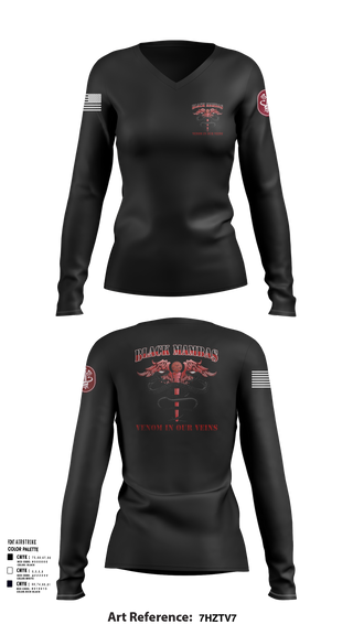 Womens Long Sleeve Vneck Shirt, B-Co MRB Mamba, , Teamtime, Team time, sublimation, custom sports apparel, team uniforms, spirit wear, spiritwear, sports uniforms, custom shirts, team store, custom team store, fundraiser sports, apparel fundraiser