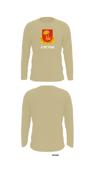 Long Sleeve Performance Shirt, 2-377 PFAR, Army, Teamtime, Team time, sublimation, custom sports apparel, team uniforms, spirit wear, spiritwear, sports uniforms, custom shirts, team store, custom team store, fundraiser sports, apparel fundraiser