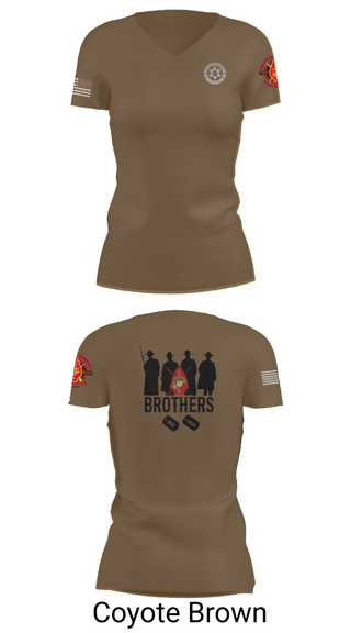 Womens Short Sleeve Vneck Shirt, Wpns 1/8 Mortars, , Teamtime, Team time, sublimation, custom sports apparel, team uniforms, spirit wear, spiritwear, sports uniforms, custom shirts, team store, custom team store, fundraiser sports, apparel fundraiser