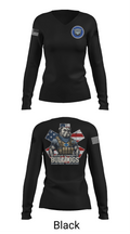 Bravo Company Bulldogs 26926733 Women's Long Sleeve V-neck Shirt - 37