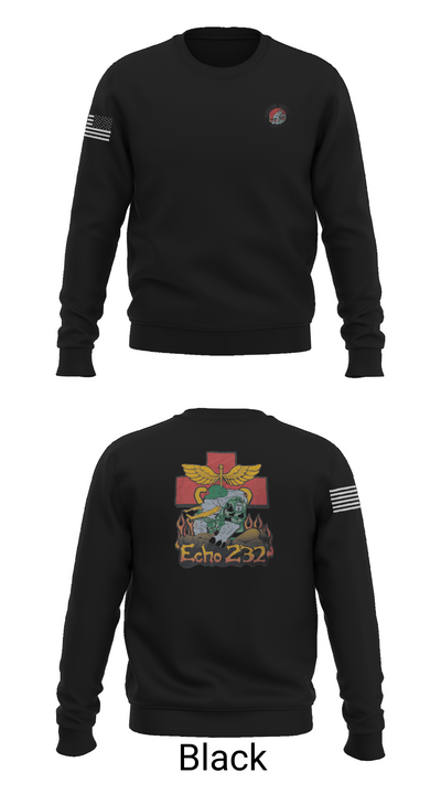 Echo Company 232nd battalion 37509624 Crew Neck Sweatshirt - 25