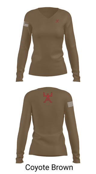 Womens Long Sleeve Vneck Shirt, 355 CES, Air Force, Teamtime, Team time, sublimation, custom sports apparel, team uniforms, spirit wear, spiritwear, sports uniforms, custom shirts, team store, custom team store, fundraiser sports, apparel fundraiser