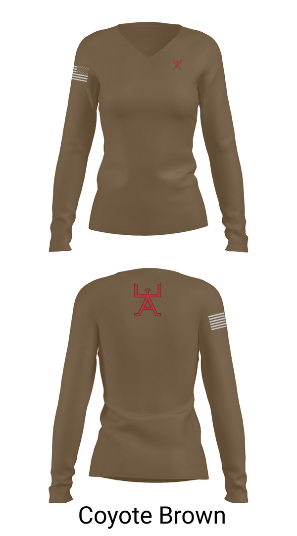Womens Long Sleeve Vneck Shirt, 355 CES, Air Force, Teamtime, Team time, sublimation, custom sports apparel, team uniforms, spirit wear, spiritwear, sports uniforms, custom shirts, team store, custom team store, fundraiser sports, apparel fundraiser