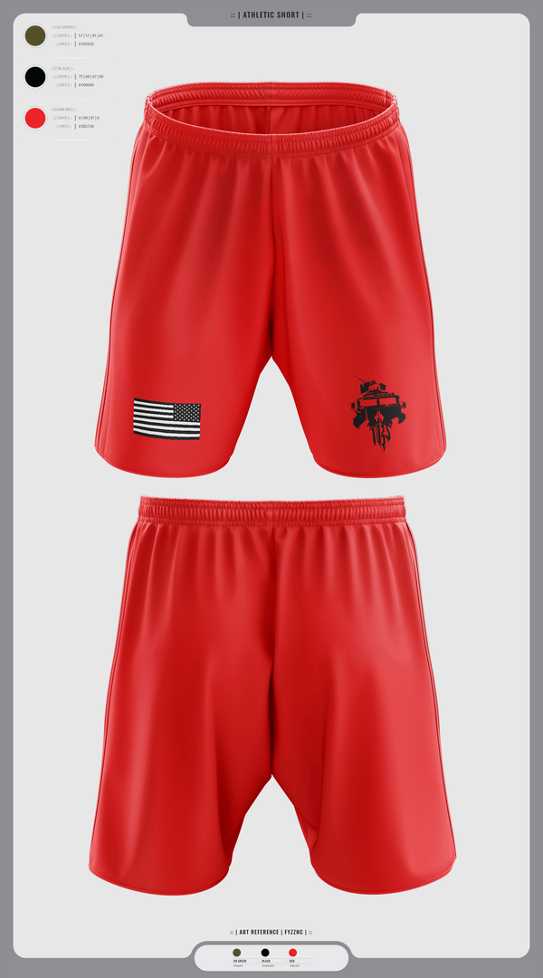 Athletic Shorts With Pockets, The Basic School, Marines, Teamtime, Team time, sublimation, custom sports apparel, team uniforms, spirit wear, spiritwear, sports uniforms, custom shirts, team store, custom team store, fundraiser sports, apparel fundraiser