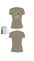 2nd BN (LS) 349th RGT 90715195 Women's Short Sleeve V-neck Shirt - 64