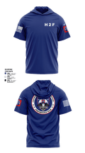 2BCT H2F 96509801 Short Sleeve Performance Shirt with hood - 1