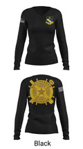 2nd BN (LS) 349th RGT 90715195 Women's Long Sleeve V-neck Shirt - 37
