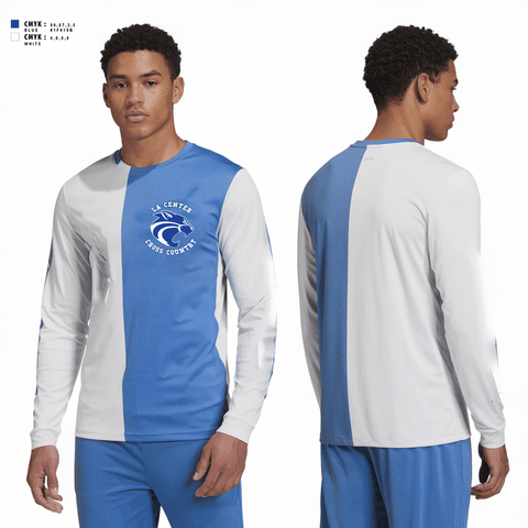 Long Sleeve Performance Shirt, La Center Cross Country, Cross Country, Teamtime, Team time, sublimation, custom sports apparel, team uniforms, spirit wear, spiritwear, sports uniforms, custom shirts, team store, custom team store, fundraiser sports, apparel fundraiser