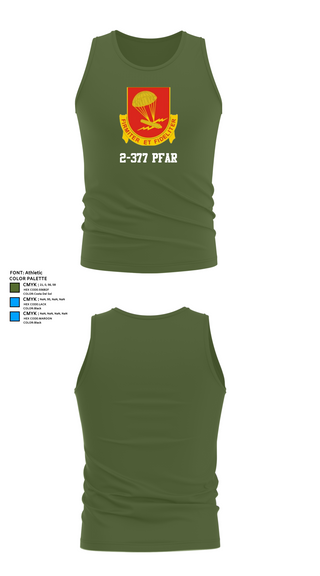 Tank Top, 2-377 PFAR, Army, Teamtime, Team time, sublimation, custom sports apparel, team uniforms, spirit wear, spiritwear, sports uniforms, custom shirts, team store, custom team store, fundraiser sports, apparel fundraiser
