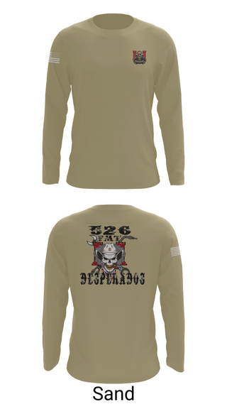 Long Sleeve Performance Shirt, 526th ECC Desperados FMT, , Teamtime, Team time, sublimation, custom sports apparel, team uniforms, spirit wear, spiritwear, sports uniforms, custom shirts, team store, custom team store, fundraiser sports, apparel fundraiser
