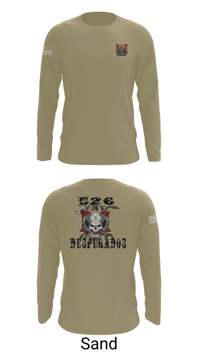526th ECC Desperados FMT 5277023 Long Sleeve Performance Shirt 86
