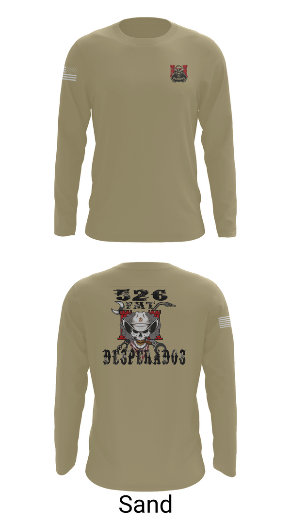 Long Sleeve Performance Shirt, 526th ECC Desperados FMT, , Teamtime, Team time, sublimation, custom sports apparel, team uniforms, spirit wear, spiritwear, sports uniforms, custom shirts, team store, custom team store, fundraiser sports, apparel fundraiser