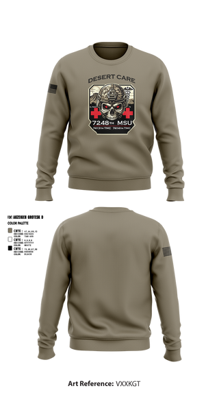 Crew Neck Sweatshirt, 7248th MSU, , Teamtime, Team time, sublimation, custom sports apparel, team uniforms, spirit wear, spiritwear, sports uniforms, custom shirts, team store, custom team store, fundraiser sports, apparel fundraiser