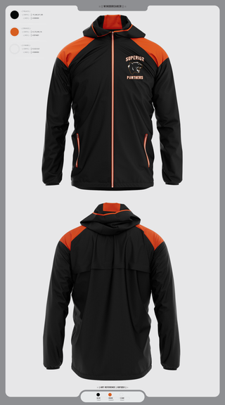 Windbreaker, Superior Panthers, Baseball, Teamtime, Team time, sublimation, custom sports apparel, team uniforms, spirit wear, spiritwear, sports uniforms, custom shirts, team store, custom team store, fundraiser sports, apparel fundraiser