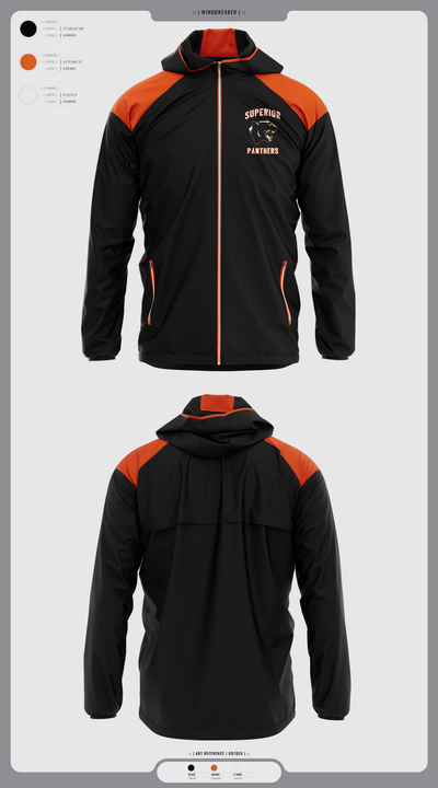Superior Panthers 9059054 Windbreaker - 1