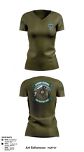 Spokane Regional Air Support Unit 73672430 Women's Short Sleeve V-neck Shirt - 101