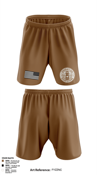 Athletic Shorts With Pockets, Operation Shawshank, , Teamtime, Team time, sublimation, custom sports apparel, team uniforms, spirit wear, spiritwear, sports uniforms, custom shirts, team store, custom team store, fundraiser sports, apparel fundraiser