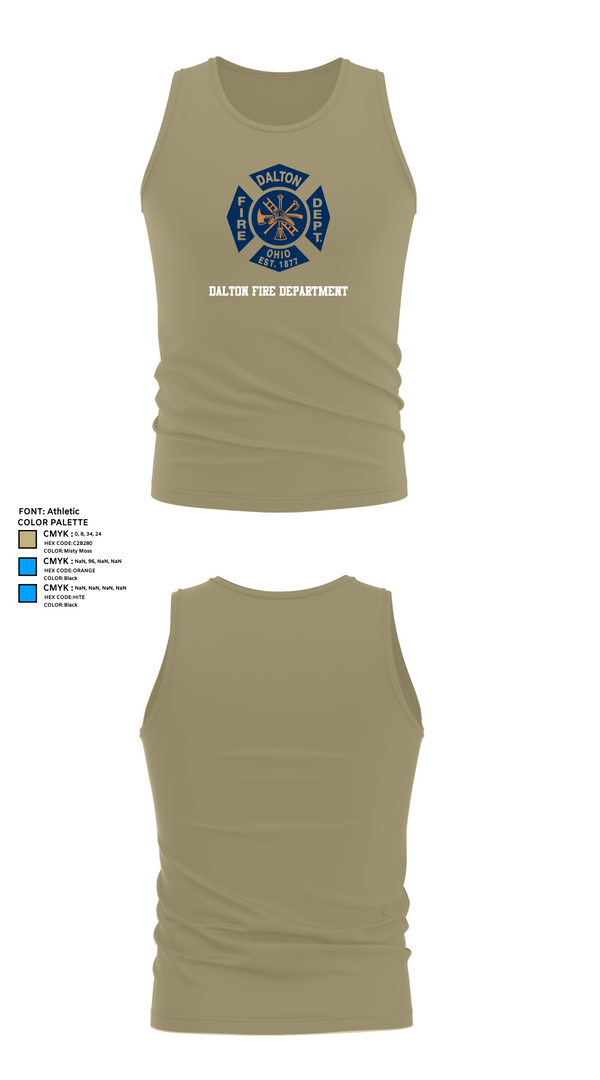 Tank Top, Dalton Fire Department, , Teamtime, Team time, sublimation, custom sports apparel, team uniforms, spirit wear, spiritwear, sports uniforms, custom shirts, team store, custom team store, fundraiser sports, apparel fundraiser
