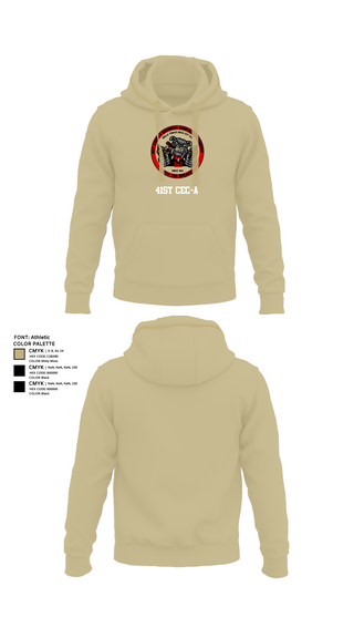 Hoodie, 41st CEC-A, Army, Teamtime, Team time, sublimation, custom sports apparel, team uniforms, spirit wear, spiritwear, sports uniforms, custom shirts, team store, custom team store, fundraiser sports, apparel fundraiser