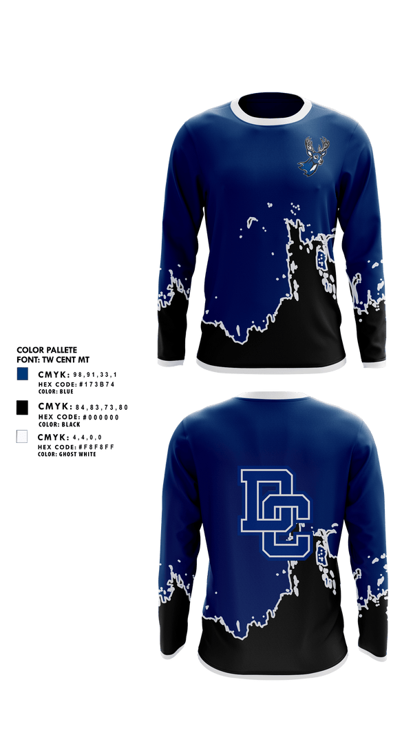 Long Sleeve Performance Shirt, Deer Creek Antlers, Golf, Teamtime, Team time, sublimation, custom sports apparel, team uniforms, spirit wear, spiritwear, sports uniforms, custom shirts, team store, custom team store, fundraiser sports, apparel fundraiser