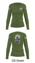 HHC Mortars 63835758 Women's Long Sleeve V-neck Shirt - 57