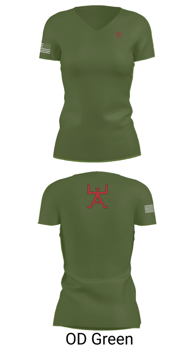 355 CES 91493290 Women's Short Sleeve V-neck Shirt - 48