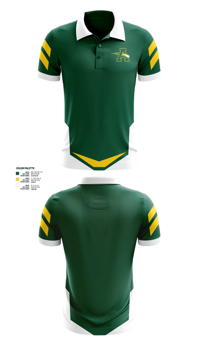 Amherst Steele Comets Girls Tennis 81872098 Short Sleeve Performance Polo - 1