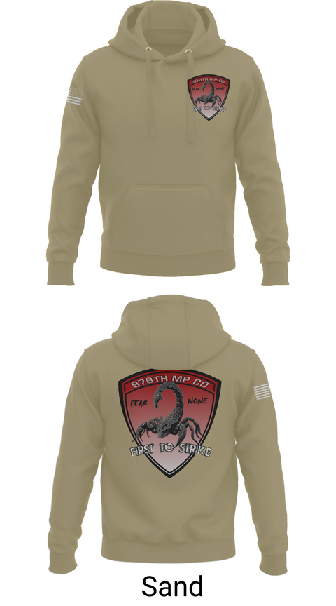 Hoodie, 978th Military Police Company, , Teamtime, Team time, sublimation, custom sports apparel, team uniforms, spirit wear, spiritwear, sports uniforms, custom shirts, team store, custom team store, fundraiser sports, apparel fundraiser