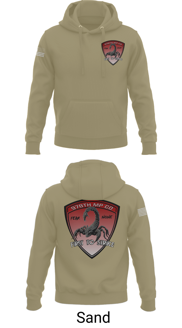 Hoodie, 978th Military Police Company, , Teamtime, Team time, sublimation, custom sports apparel, team uniforms, spirit wear, spiritwear, sports uniforms, custom shirts, team store, custom team store, fundraiser sports, apparel fundraiser