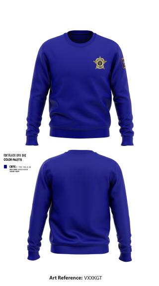 Crew Neck Sweatshirt, Hays County Sheriff’s Office, , Teamtime, Team time, sublimation, custom sports apparel, team uniforms, spirit wear, spiritwear, sports uniforms, custom shirts, team store, custom team store, fundraiser sports, apparel fundraiser