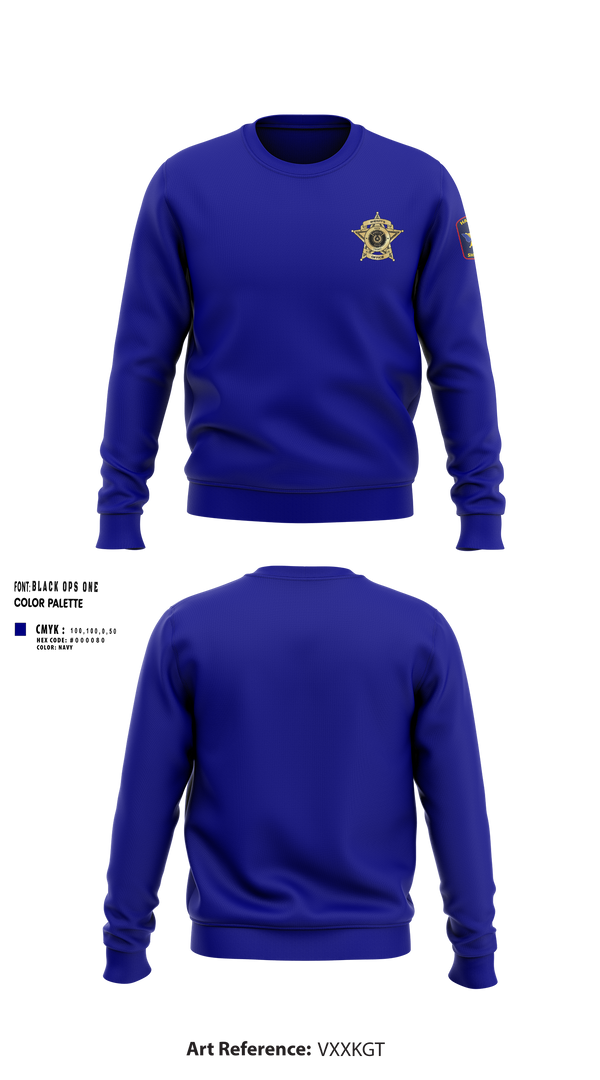 Crew Neck Sweatshirt, Hays County Sheriff’s Office, , Teamtime, Team time, sublimation, custom sports apparel, team uniforms, spirit wear, spiritwear, sports uniforms, custom shirts, team store, custom team store, fundraiser sports, apparel fundraiser