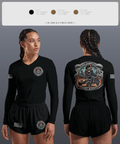 Ghost Riders 85736262 Women's Long Sleeve V-neck Shirt - 1