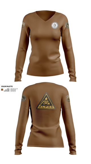 Womens Long Sleeve Vneck Shirt, ProForce, , Teamtime, Team time, sublimation, custom sports apparel, team uniforms, spirit wear, spiritwear, sports uniforms, custom shirts, team store, custom team store, fundraiser sports, apparel fundraiser