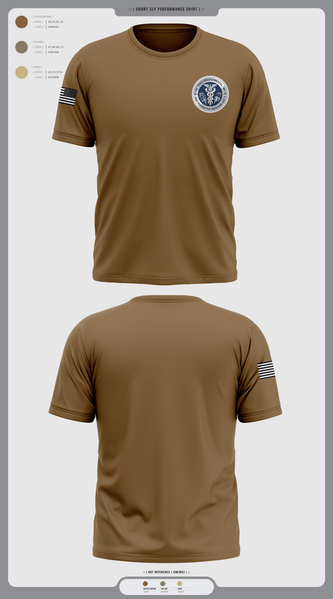 Short Sleeve Performance Shirt, PREVENTATIVE MEDICINE, , Teamtime, Team time, sublimation, custom sports apparel, team uniforms, spirit wear, spiritwear, sports uniforms, custom shirts, team store, custom team store, fundraiser sports, apparel fundraiser