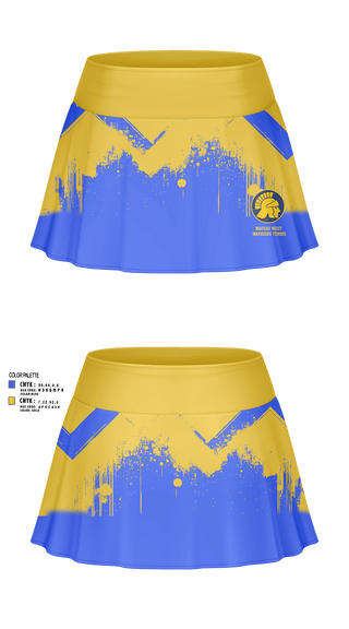 Skort, Wausau West Warriors Tennis, Tennis, Teamtime, Team time, sublimation, custom sports apparel, team uniforms, spirit wear, spiritwear, sports uniforms, custom shirts, team store, custom team store, fundraiser sports, apparel fundraiser