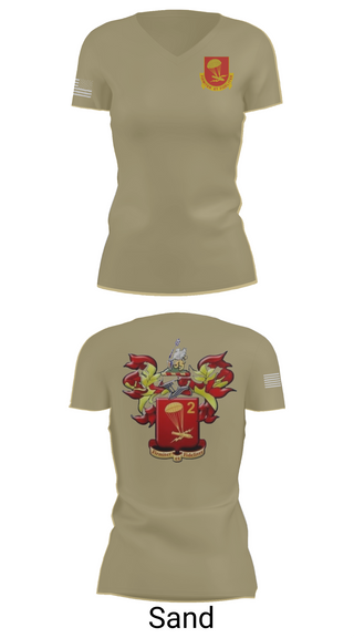 Womens Short Sleeve Vneck Shirt, 2-377 PFAR, Army, Teamtime, Team time, sublimation, custom sports apparel, team uniforms, spirit wear, spiritwear, sports uniforms, custom shirts, team store, custom team store, fundraiser sports, apparel fundraiser