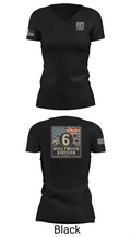 Hollywood Division 53010755 Women's Short Sleeve V-neck Shirt - 27