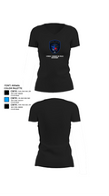 Cypress- Fairbanks ISD Police Department 56419862 Women's Short Sleeve V-neck Shirt - 23